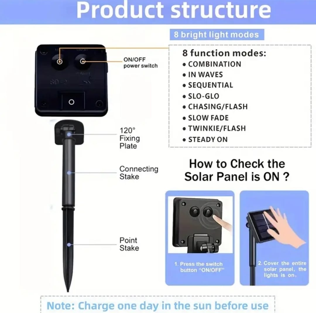Miniatura 2 de extensión  solar multicolor 10 metros
